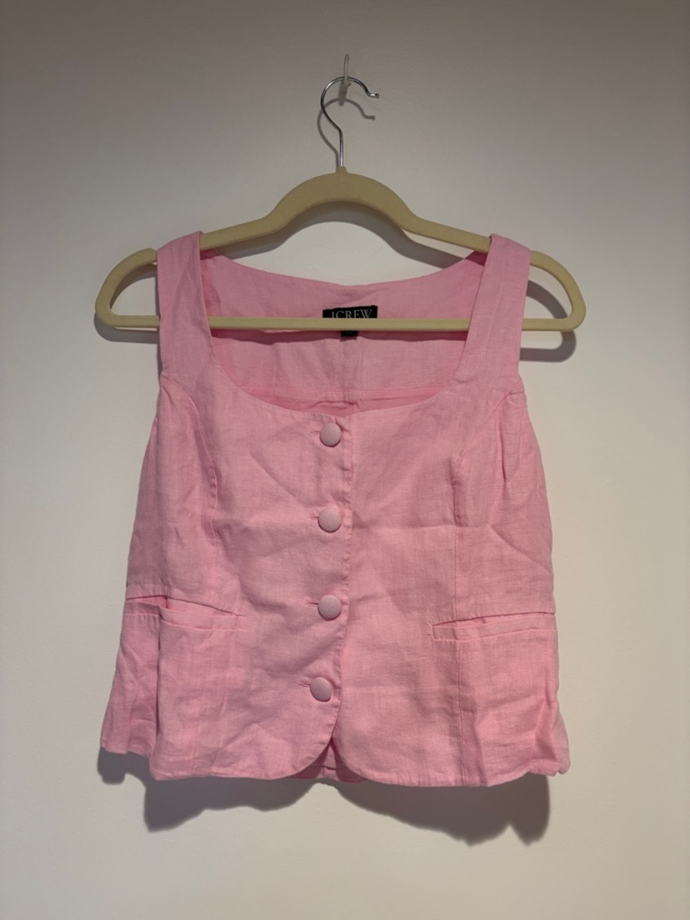 J. Crew Linen Vest